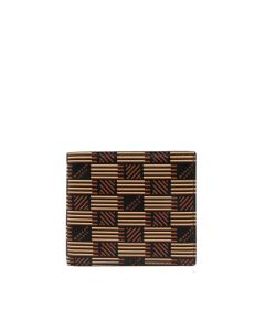 Moreau Printed Leather Billfold Wallet 6CC