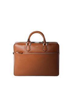 Serapian Cachemire Large Double Zip Leather Briefcase