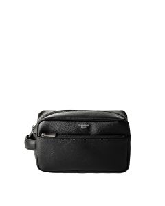 Serapian Evolution Leather Single Zip Washbag