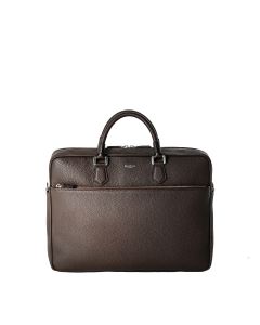 Serapian Cachemire Slim Leather Briefcase