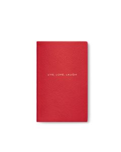 Smythson Panama Live Love Laugh Notebook