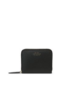 Smythson Panama Small Zip Wallet