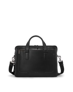 Tumi Harrison Sycamore Slim Leather Briefcase