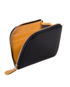 Ettinger Bridle Hide Zipped Curved Wallet with Key Strap