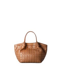 Serapian Mosaico Woven Leather Mini Secret Bag