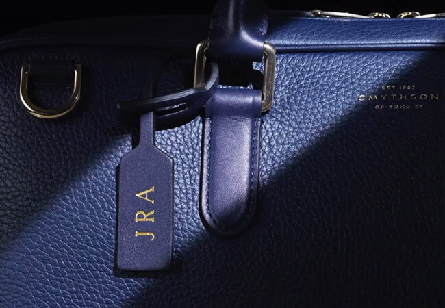 leather monogramming